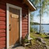 Iso_sauna Ovikyltti Sauna 34x15 cm perus
