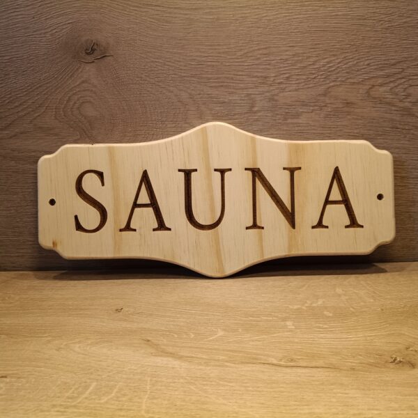 Ovikyltti Sauna 34x15 cm perus