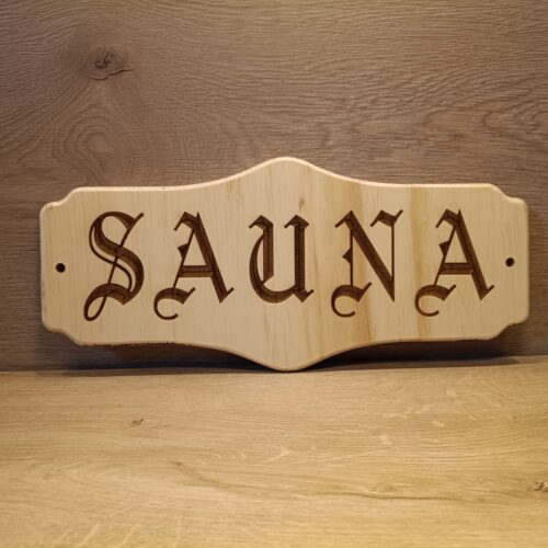 Ovikyltti Sauna 34x15 cm gootti