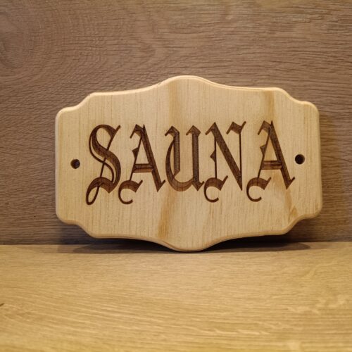 Ovikyltti Sauna 18x12 cm gootti